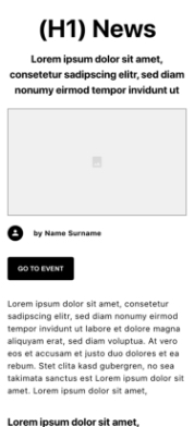 news detail wireframe mobile