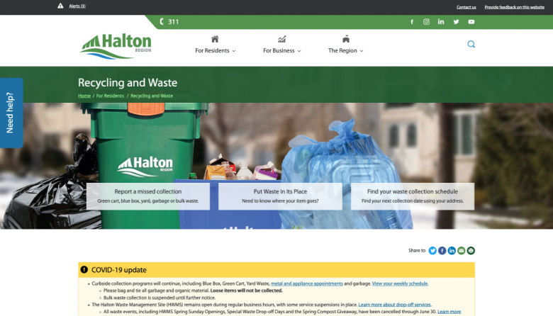 halton about us web page