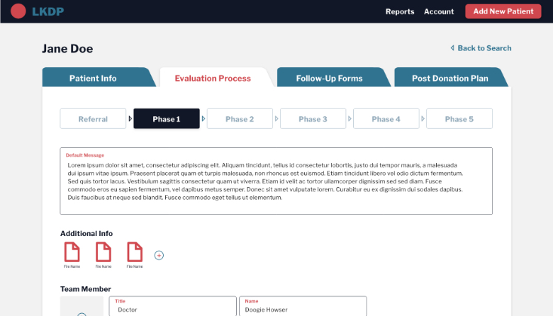 Admin Patient Details Page