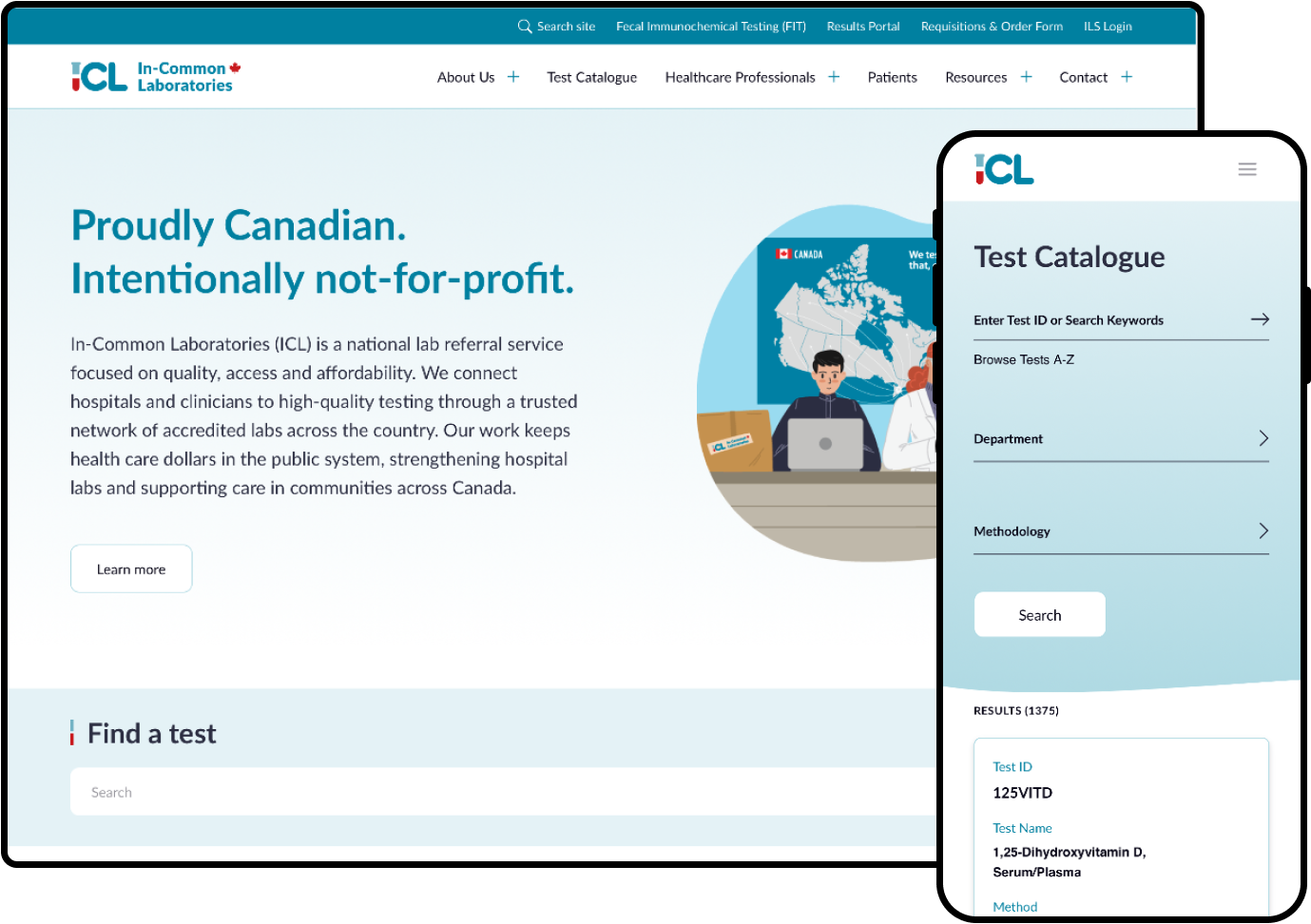 ICL Project Description ICL wordpress design
