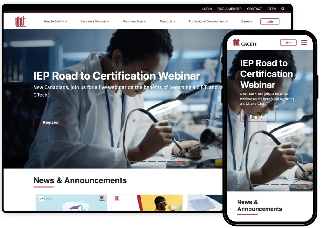 OACETT-best association website design in canada OACETT best association website design in canada