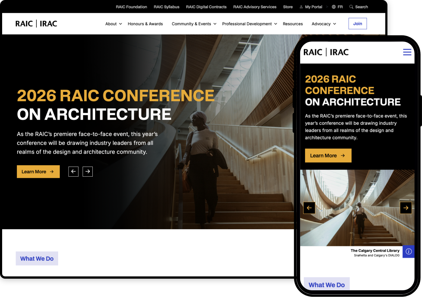 Royal Architectural Institute of Canada redesign