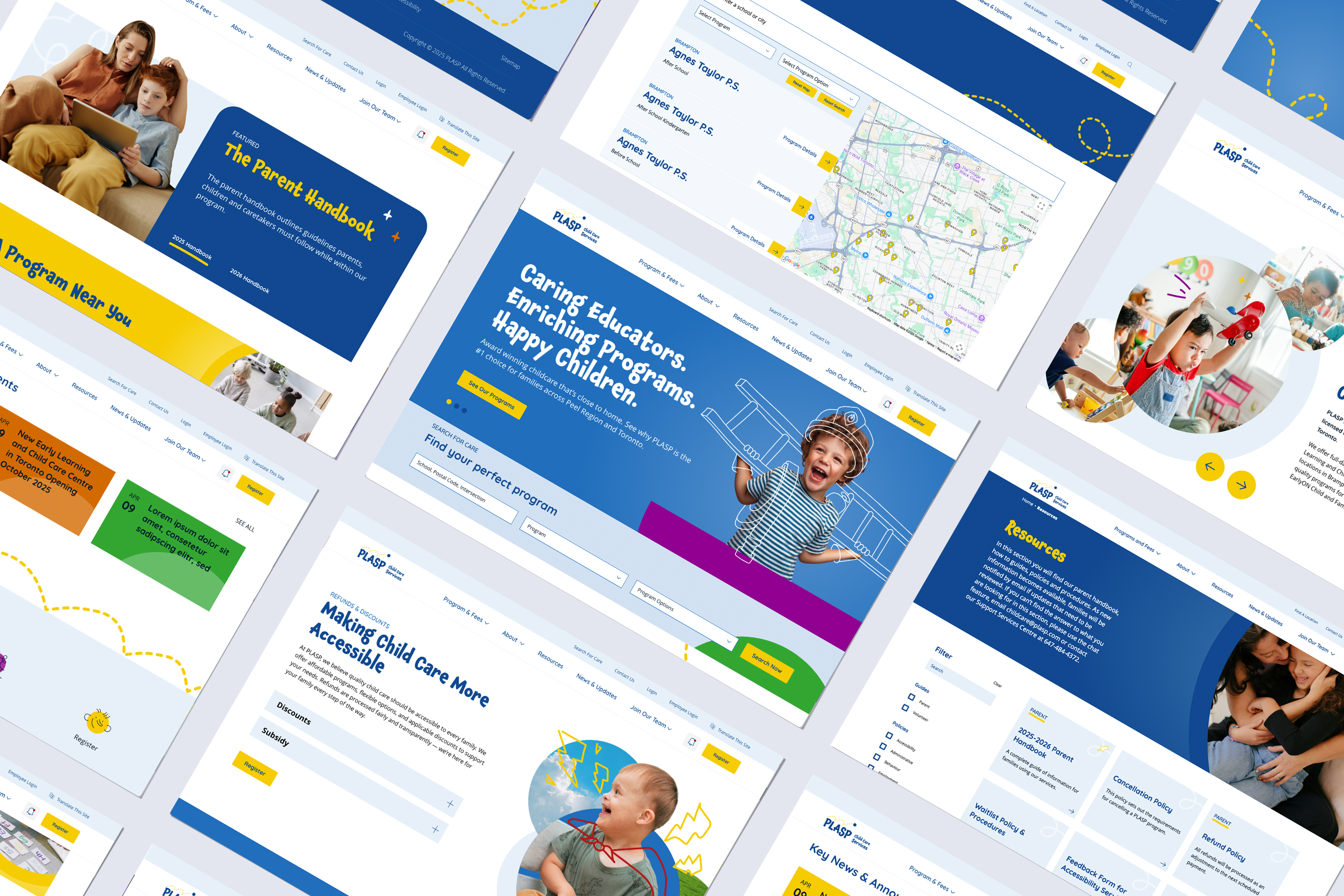 PLASP Mutliscreen Layout