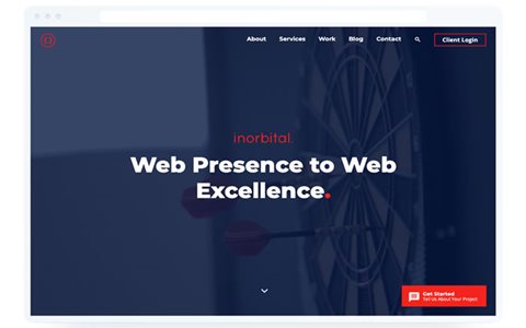 Inorbital website redesign homepage
