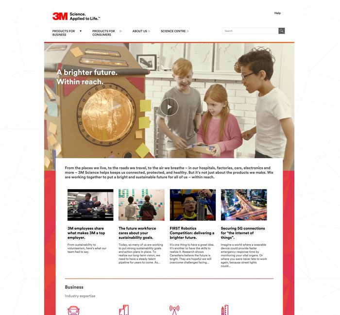 blog-intranet-3m-homepage.jpg corporate Intranet design Examples