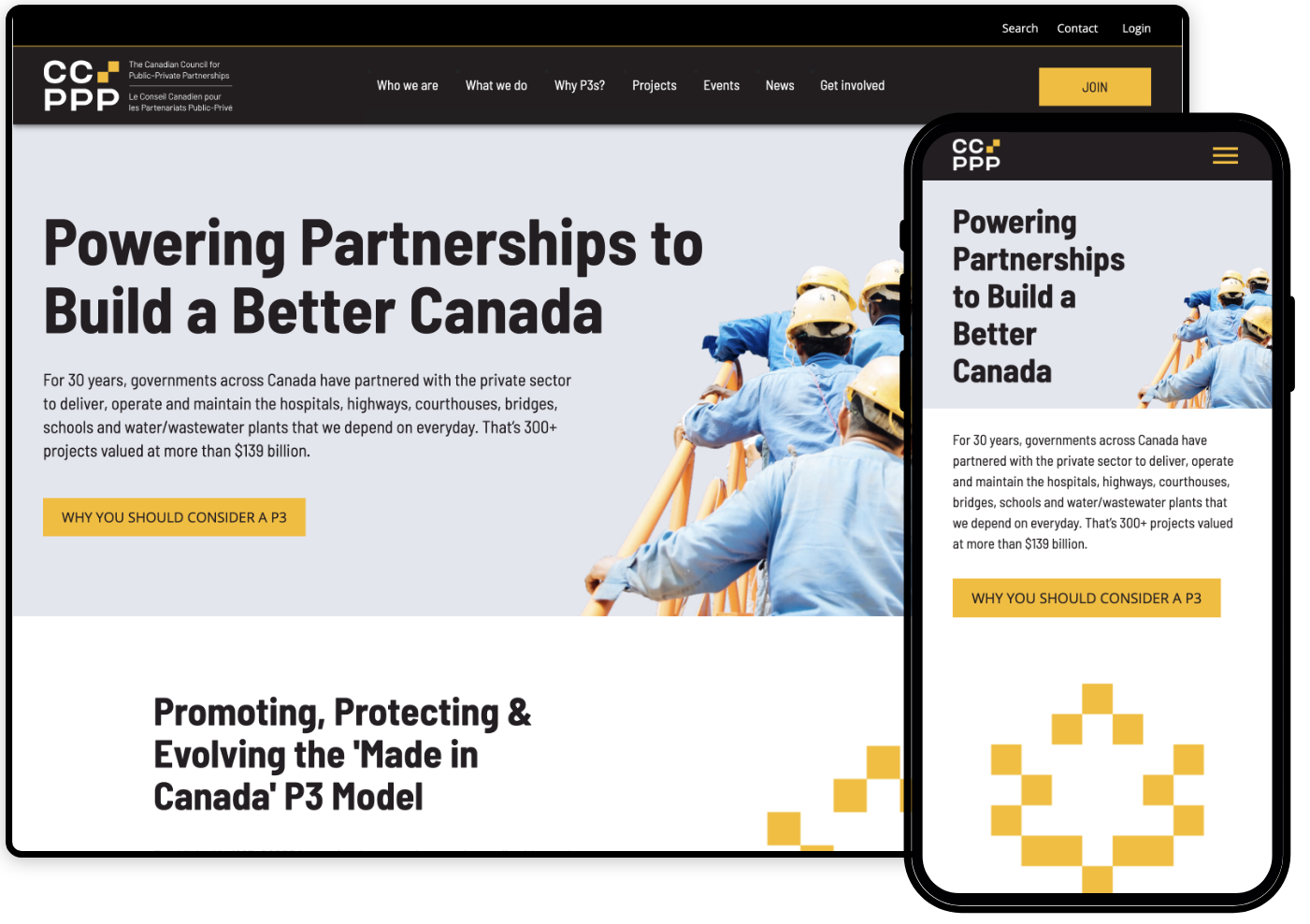 Canadian Council for Public-Private Partnerships best website design